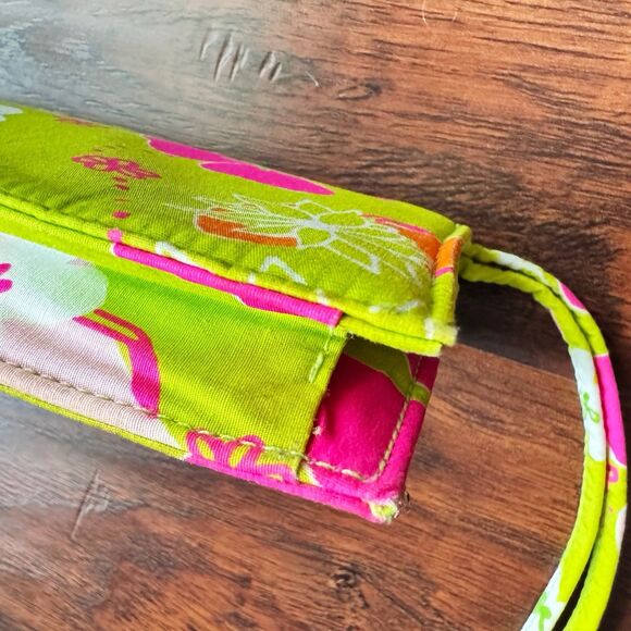 Lilly Pulitzer‎ Floral Clutch Wristlet Wallet Soft Cotton Bright Colorful Cute - Picture 13 of 15